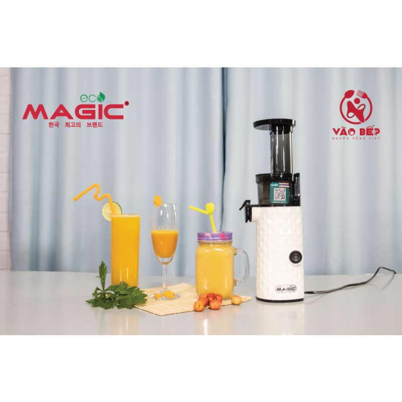 "SỐC" MÁY ÉP CHẬM MAGIC ECO AC-132 TRẮNG