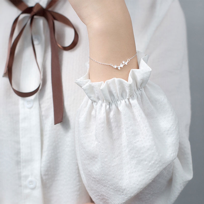 [Mã FAMAYFA giảm 10K đơn 50K] Vòng tay thiết kế hình lá cây bạch quả thời trang cho nữ | BigBuy360 - bigbuy360.vn