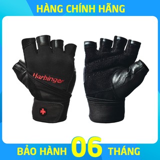 Găng Tay Tập Gym Harbinger Men's Pro Wristwrap Có Quấn Cổ Tay