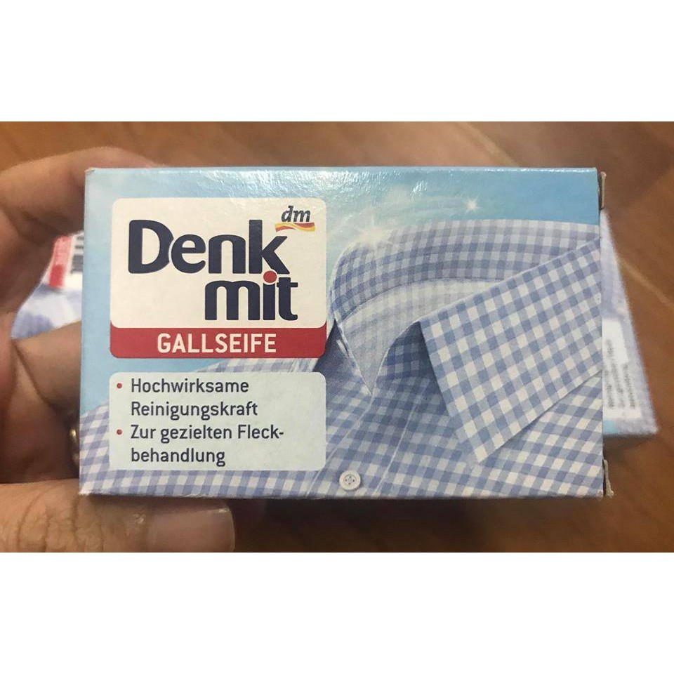 Bánh xà phòng làm sạch cổ áo sơ mi Denkmit-xách tay Đức