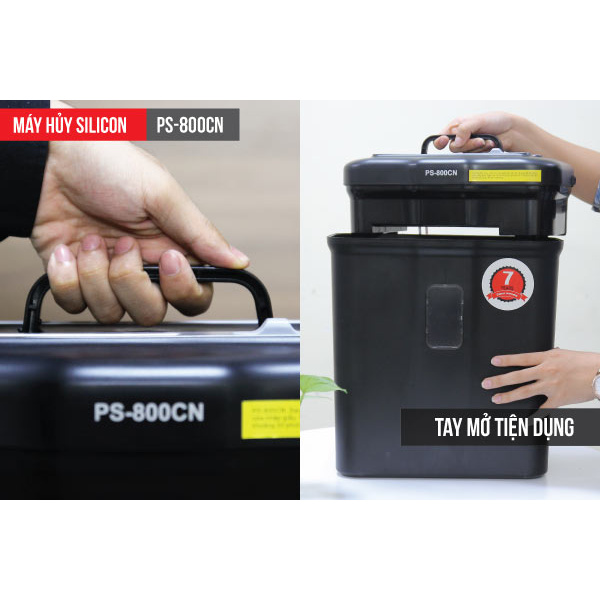 Máy hủy tài liệu Silicon PS-800CN | Công Nghệ Mỹ - Hàng Chính Hãng
