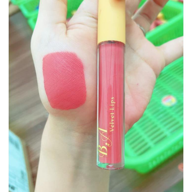 <Mua 1 tặng 1 dưỡng môi>Son B.A Beauty velvet lips_Màu Hồng phấn