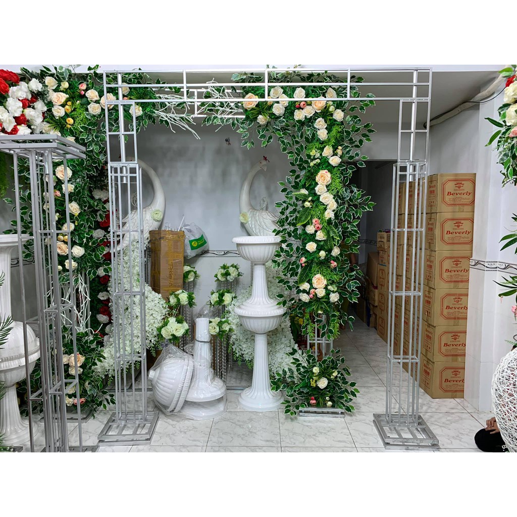 khung sắt cổng cưới khung cổng cưới sắt vs huy ab