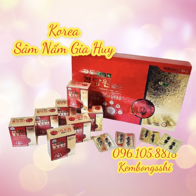 [HÀNG MỚI] Viên Uống Ổn Định Huyết Áp, Tiểu Đường, Mỡ Máu Hàn Quốc