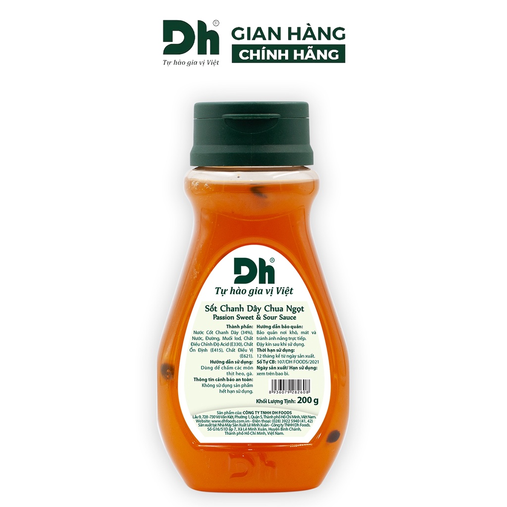 Muối ớt chanh Nha Trang DH Foods gia vị nước sốt chấm hải sản đồ nướng 120/200gr