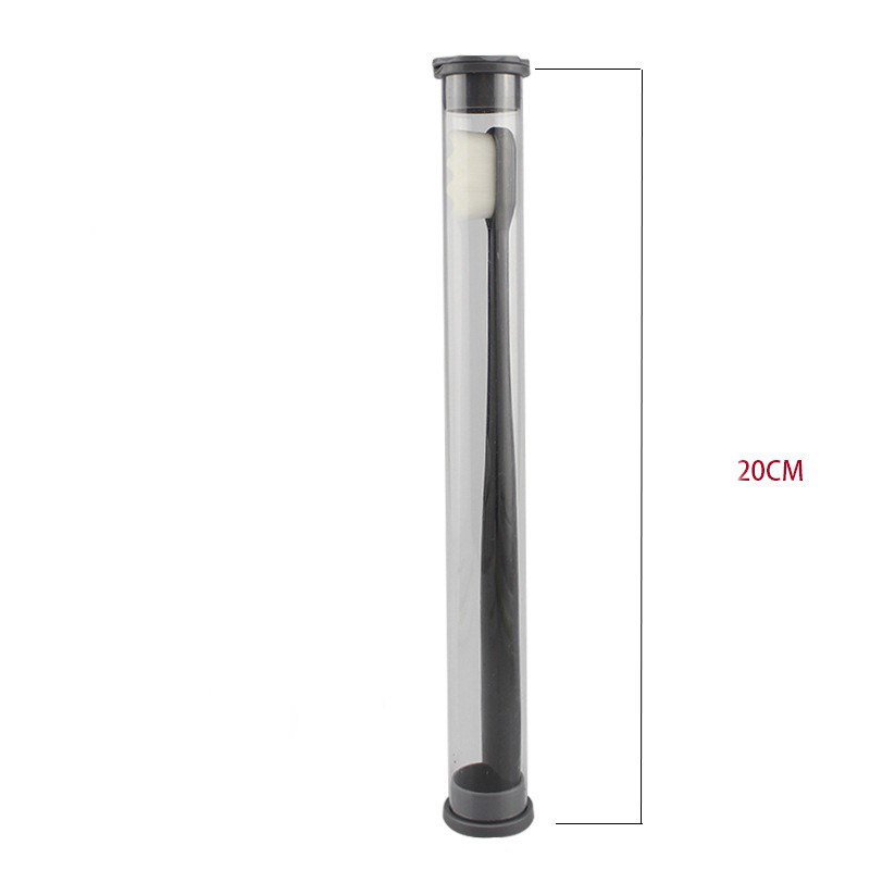 Bàn chải đánh răng lông mềm mịn màu trắng/ đen tiện dụng chất lượng cao