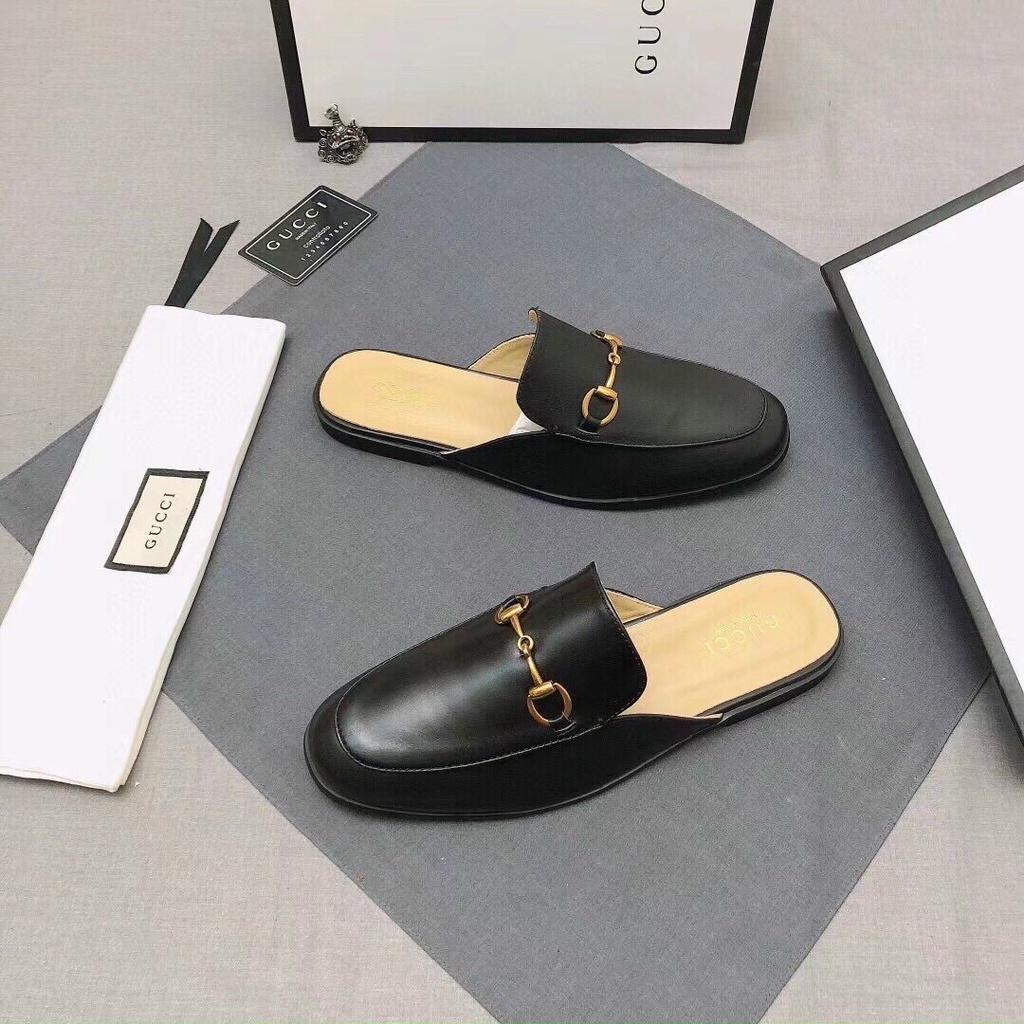 Giày Sục Gucci phối móc xích fullbox