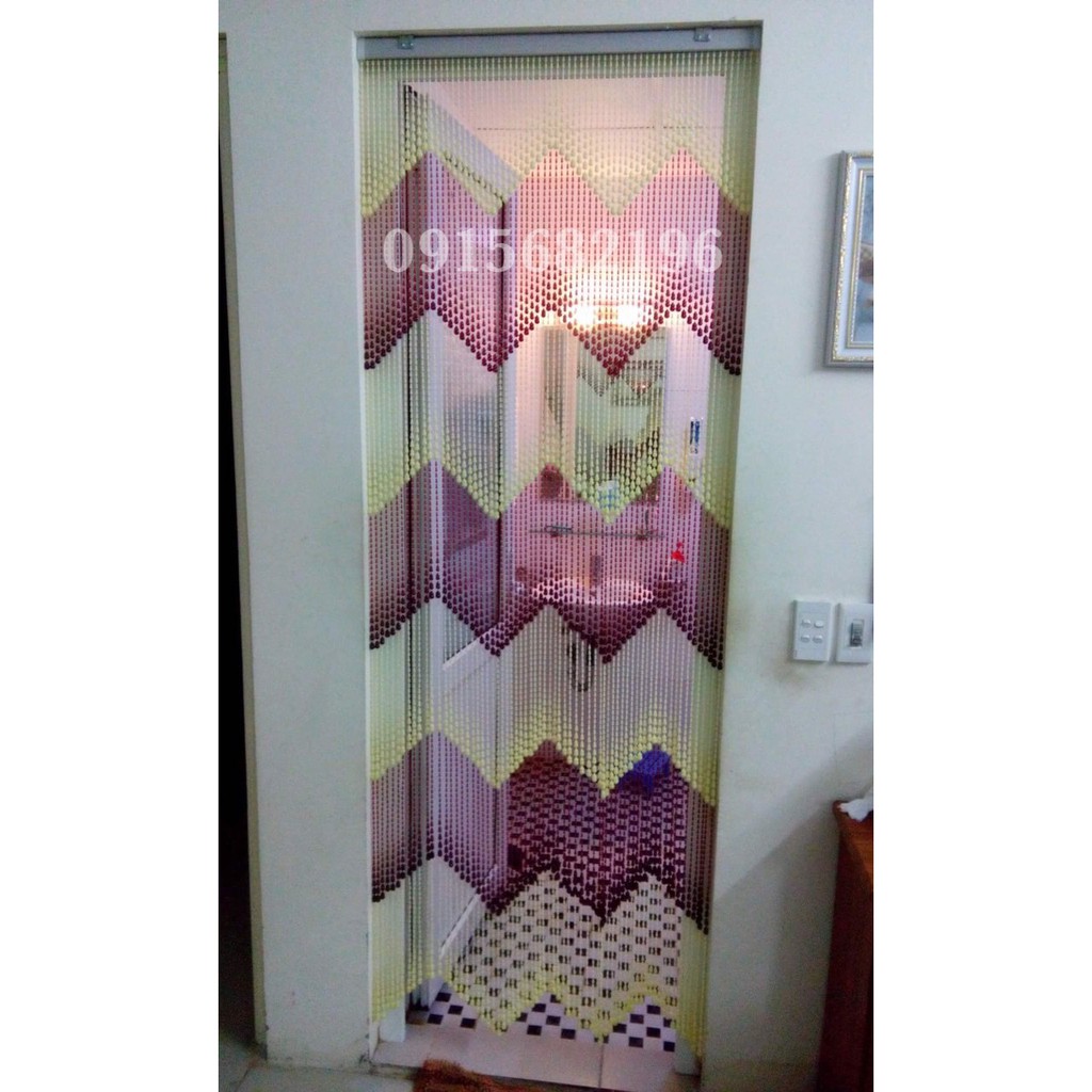Mành rèm hạt nhựa đẹp