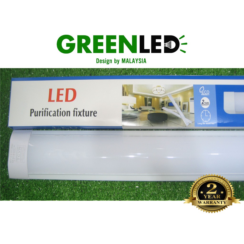 COMBO 2 ĐÈN BÁN NGUYỆT 1M2 CÔNG SUẤT 45W CHÍNH HÃNG GREEN LED TỪ MALAYSIA MỚI