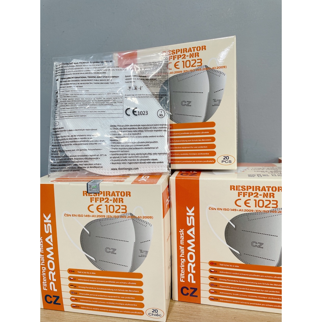 [MẪU MỚI 2021] KHẨU TRANG 5 LỚP HÀNG XUẤT CHÂU ÂU Promask Respirator FFP2-NR | BigBuy360 - bigbuy360.vn