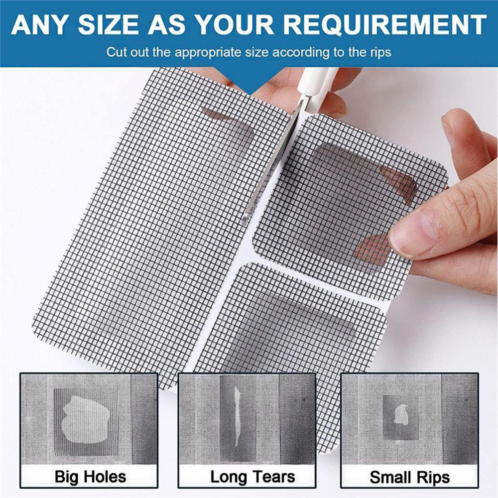Bộ 3 Miếng Dán Sợi Thủy Tinh Chống Muỗi Cho Cửa Sổ