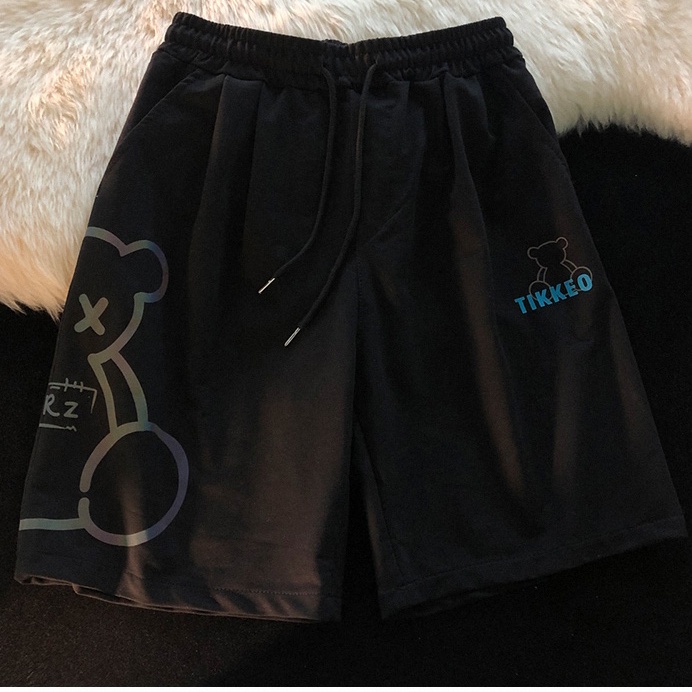 Quần Short Thể Thao Phản Quang Ống Rộng Thời Trang Mùa Hè Hàn Quốc 2022 Dành Cho Nữ