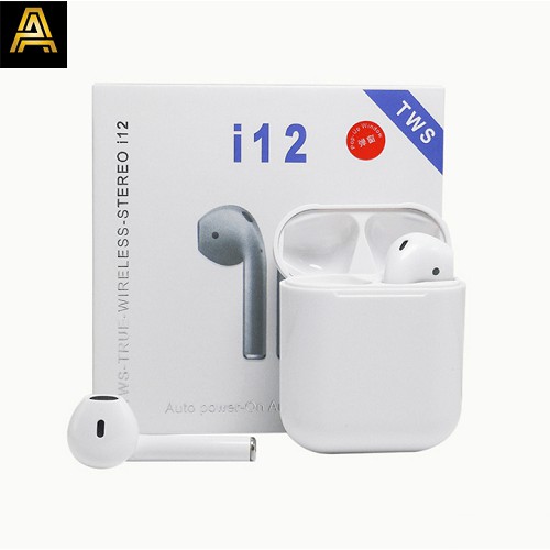 👉𝑪𝑨̉𝑴 𝑩𝑰𝑬̂́𝑵 𝑽𝑨̂𝑵 𝑻𝑨𝒀 👉 Tai Nghe Bluetooth 5.0 i12 TWS - Chất Âm Êm, Trong Trẻm Thời Lương Pin Tốt, Sang Trọng | BigBuy360 - bigbuy360.vn
