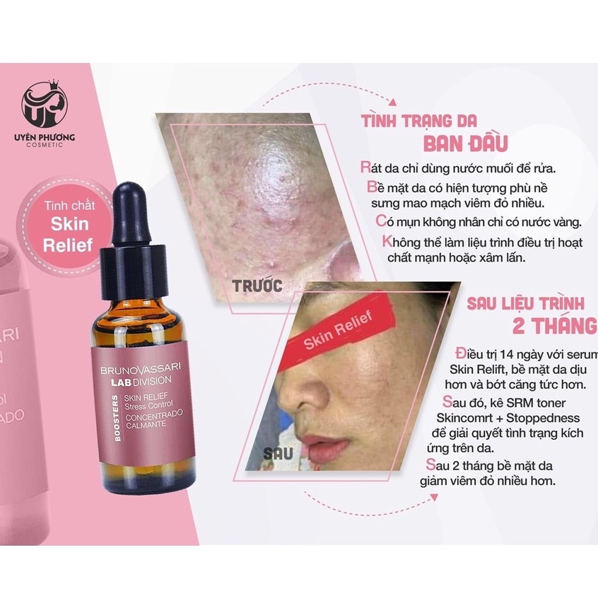 Serum Làm Dịu, Phục Hồi Và Bảo Vệ Da Nhạy Cảm Lab Divion Boosters – Skin Relief 30ml - Bruno Vassari
