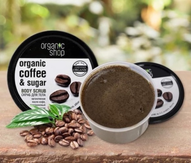 TTBC toàn thân Organic Shop Organic Coffee & Sugar Body Scrub