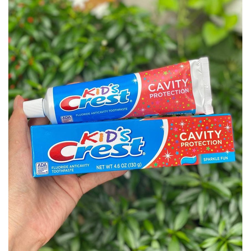 [DATE 2024] Kem Đánh Răng Trẻ Em Crest Kid's Cavity Protection 130g