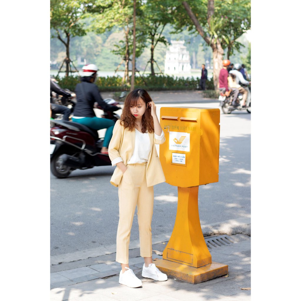 Set blazer hàng thiết kế màu mint | BigBuy360 - bigbuy360.vn