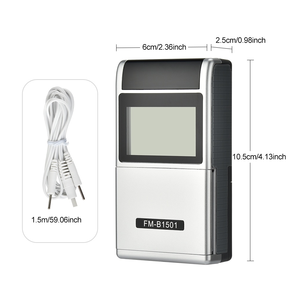 Máy Mát Xa Xung Điện Tử Tần Số Thấp Kích Thước 15 Chế Độ