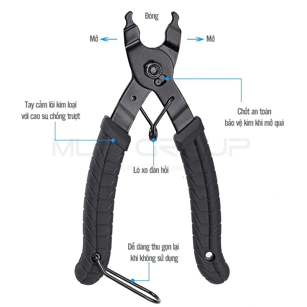 Kìm Cắt Xích Tháo Khóa Mắt Sên Xích Xe Đạp 2 Trong 1 Chất Lượng Cao 2 in 1 MLH