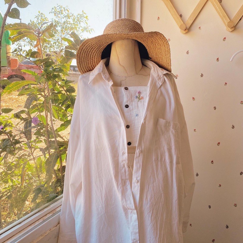 Áo croptop 2 dây - phiên bản thêu tay thủ công- Thuỳ Chi - 0303 studio ✿ | BigBuy360 - bigbuy360.vn