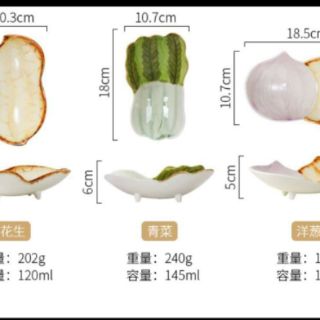Bát ăn dặm,trang trí hình rau củ quả