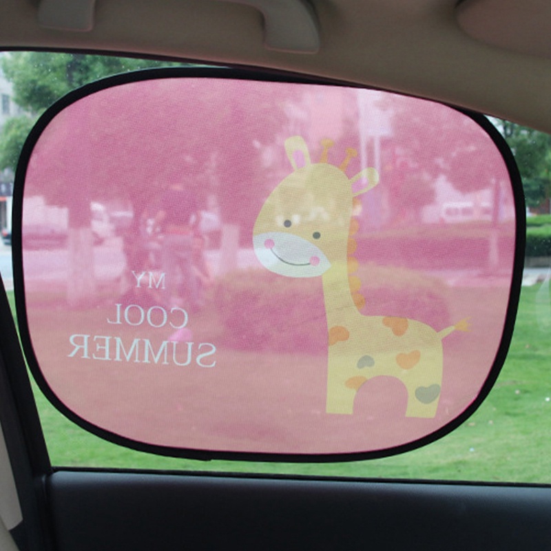 Tấm Che Nắng Cách Nhiệt Họa Tiết Hoạt Hình Cho Cửa Sổ Xe Hơi