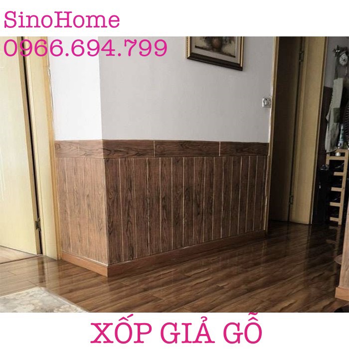 Xốp Dán Tường Giả Gỗ 70 x 77 cm - Hàng loại 1 - Sẵn Keo | BigBuy360 - bigbuy360.vn