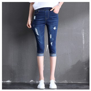 Quần jeans nữ cạp chun co giãn 4 chiều