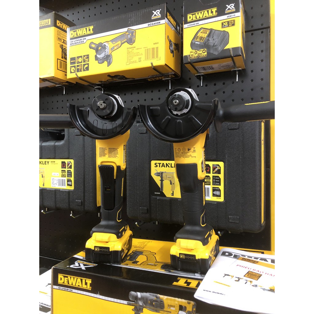 Máy Mài Pin Dewalt DCG 405. Bảo hành chính hãng Việt Nam 3 năm