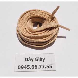 Dây giày màu cafe sữa