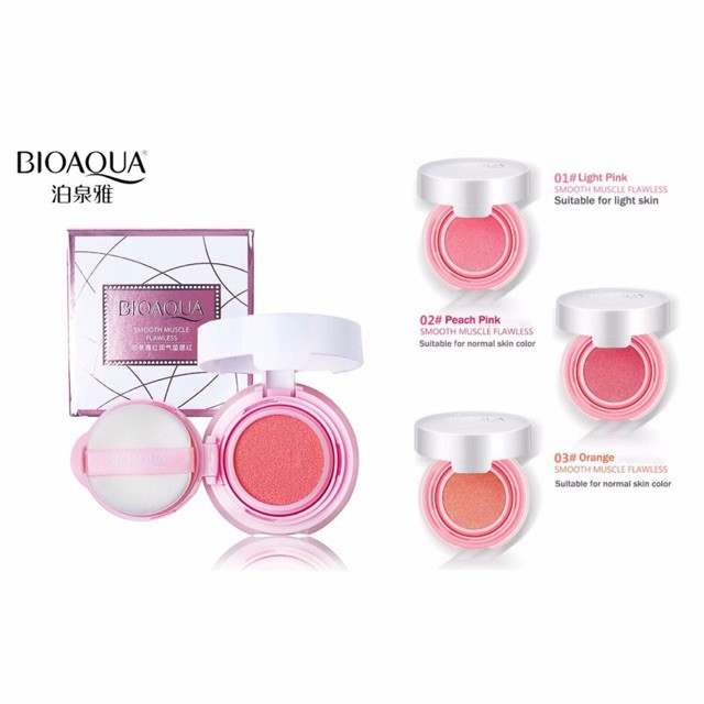 Phấn má hồng dạng nước Bioaqua Smooth Muscle Flawless | BigBuy360 - bigbuy360.vn