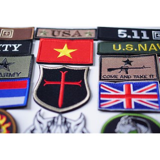 Pact dán vải thêu Tactical,