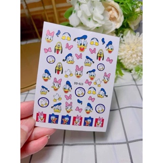 Sticker vịt Donal dán móng