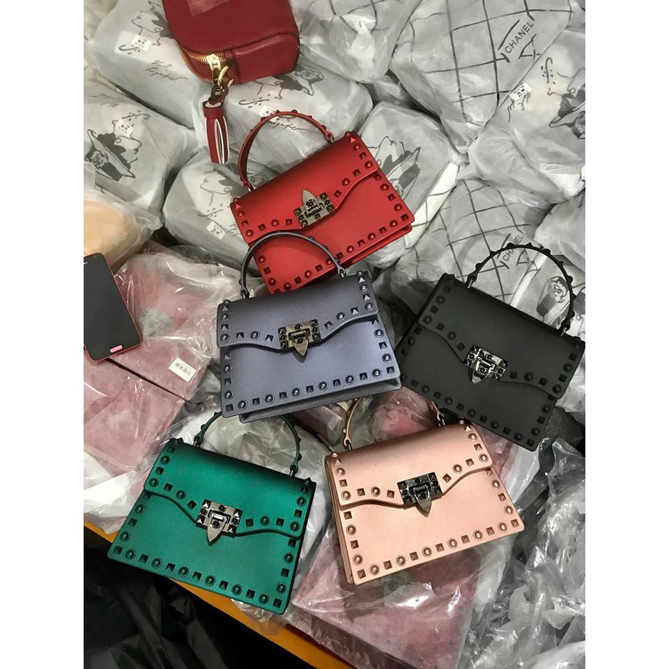 Túi đeo chéo silicon thời trang