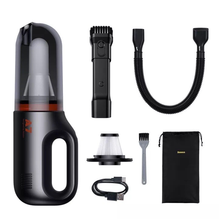Máy Hút Bụi Cầm Tay Không Dây Baseus A7 78W, 6000Pa, pin 2000 mAh, Hộp chứa dung tích 0.5 lít LVC022 Chính Hãng