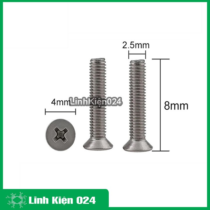 Ốc M2.5-8mm Ốc Bắt Động Cơ 3