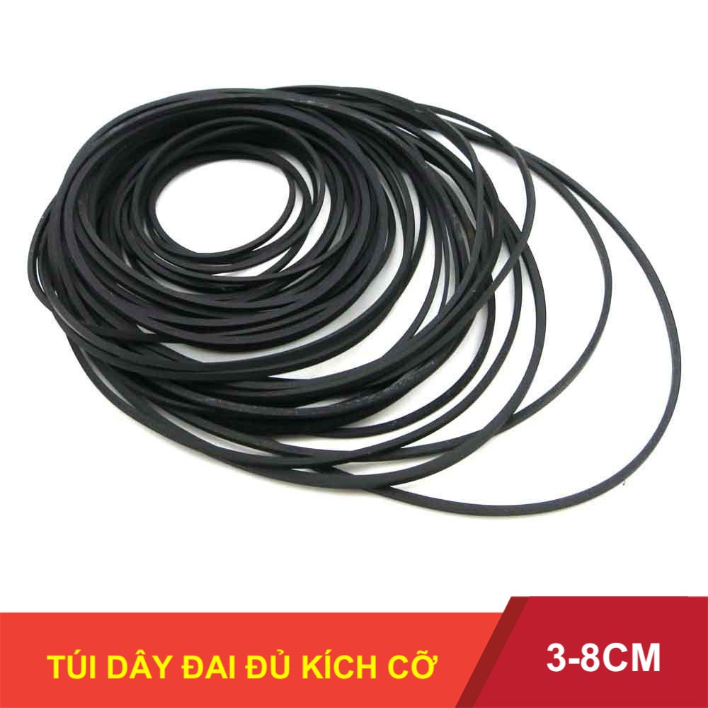 Túi dây curoa mini đủ kích cỡ cho DIY mô hình đường kính dây 3cm - 8cm - LK0232