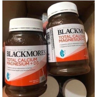 Blackmores Total Calcium & Magnesium + D3 - 200V