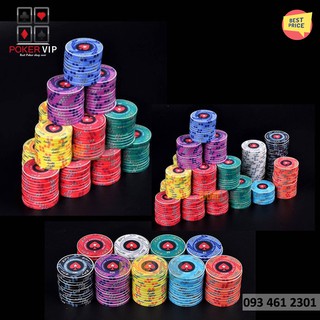 Poker chip set 300 và 500 – Pokerstars EPT – chip cao cấp