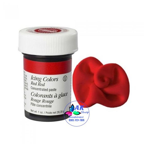 MÀU GEL WILTON 1 OZ - RED RED