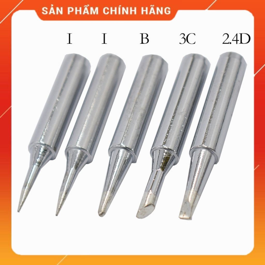5 Mũi Hàn Cho Mỏ Hàn Nhiệt Tq936