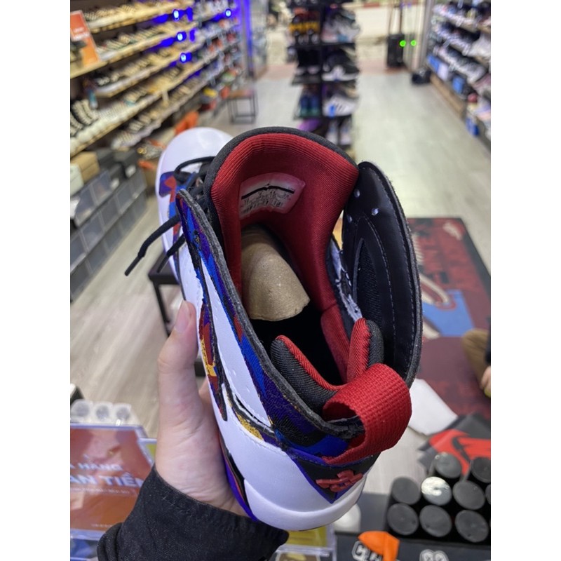 [ TẶNG GIÀY Jordan 7 ] Mua hộp TẶNG Giày thời trang bóng rổ cao cổ Nam siêu hót