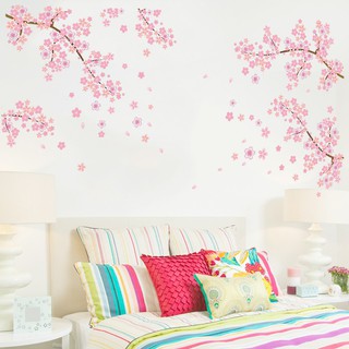 Decal dán tường hình hoa mận dễ thương
