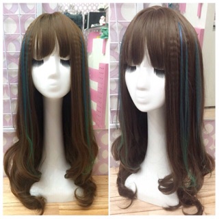 Tóc bộ line xanh rêu