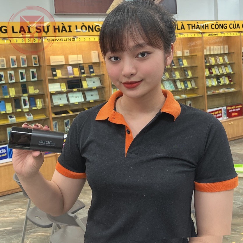 Tai Nghe Bluetooth Không Dây S11- Tai Nghe Nhét Tai Bluetooth 5.1 Tích Hợp Sạc Dự Phòng 4800mAh, Kháng Nước IPX7