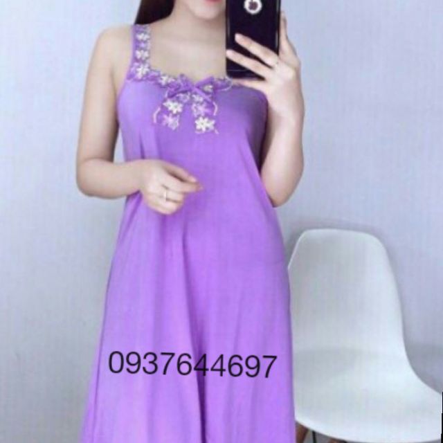 Đầm ngủ - đầm bản thun lạnh giá rẻ
