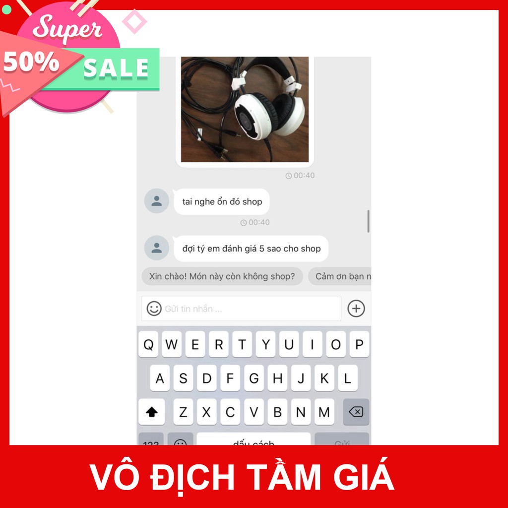 Tai nghe GAMING Wangming 8900L - Màu đỏ, trắng - Jax 3.5 dùng được cho điện thoại - Bảo hành 12 tháng