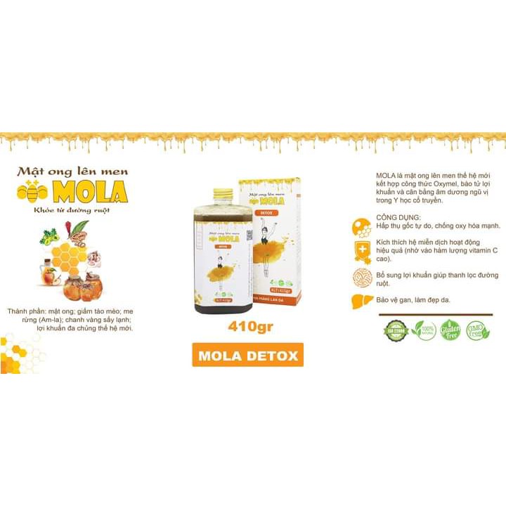 Mật Ong Lên Men Mola (DETOX - 330ml)