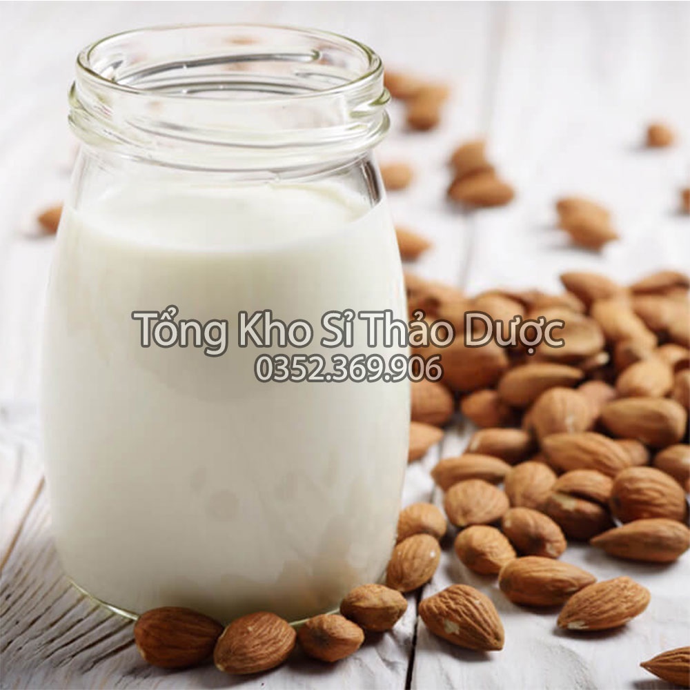 Hạt hạnh nhân 1kg (Hạt dinh dưỡng cao cấp, làm sữa hạt, granola ăn kiêng)