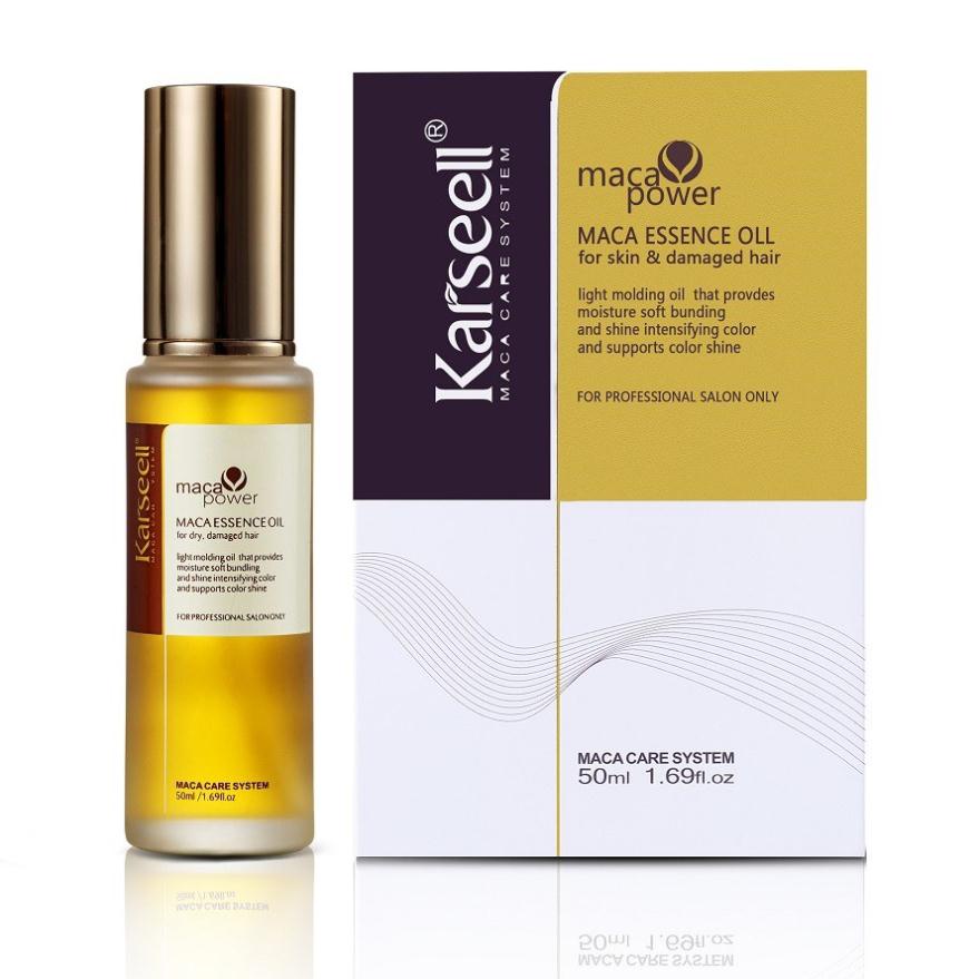 [ TẶNG MŨ ] Tinh Dầu Dưỡng Tóc Karseell Maca Essence Oil 50ml Chính Hãng